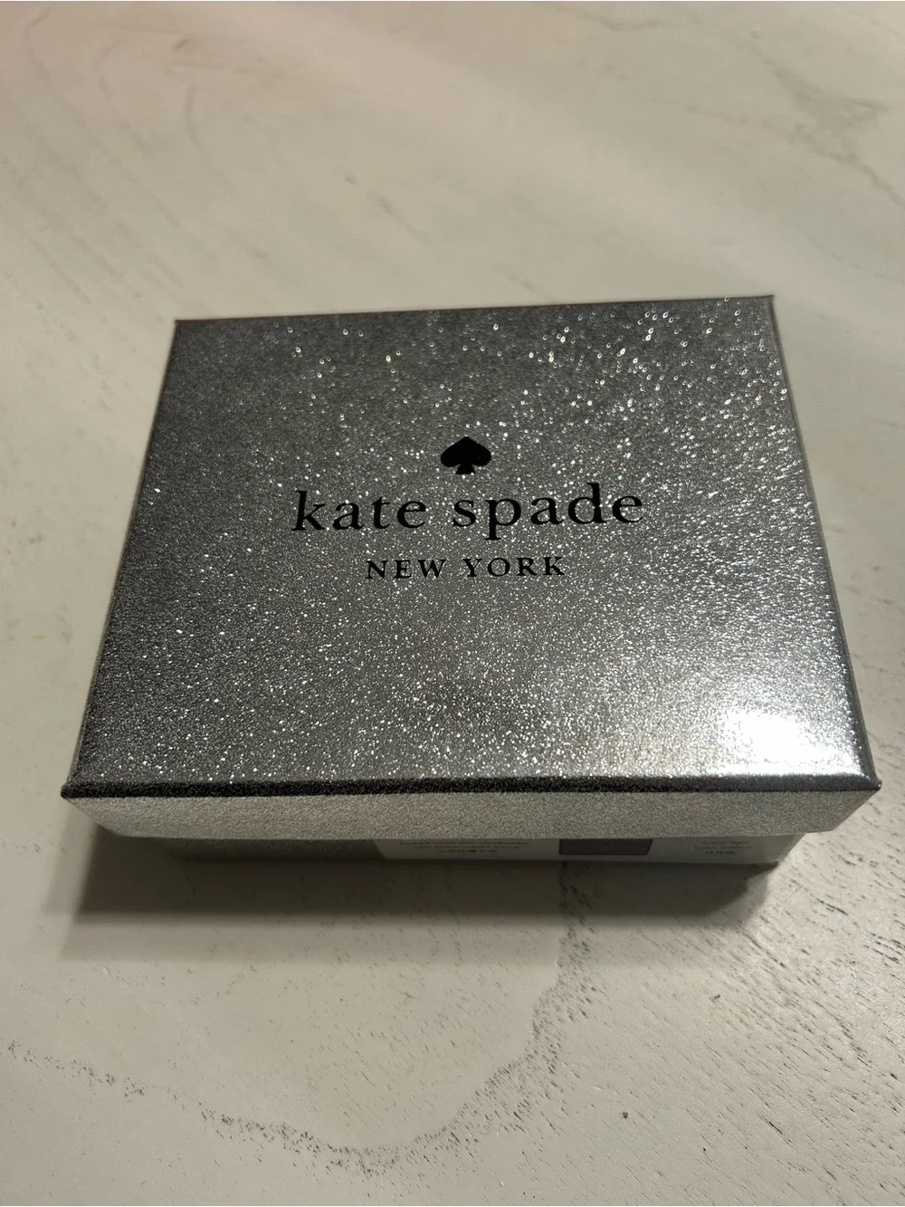 Brand New Silver Kate Spade Cardholder
